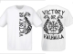 T-Hemd - Victory or Valhalla - weiß/schwarz