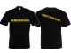 Frauen T-Shirt - Remigration - Motiv 2 - schwarz/gelb