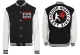 College Jacke - schwarz/weiß - FCK Antifa - Motiv 2 - schwarz