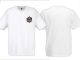 Frauen T-Shirt - Eiserner Löwe - kleines Löwenlogo - weiß