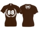 Frauen T-Shirt - 88 - braun