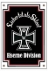 Emailleschild - Eiserne Division