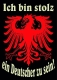 Stolz Deutscher zu sein - Aufkleber Paket 50 Stück