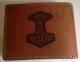 Leder Geldbeutel - Thors Hammer