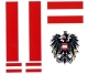 Aufkleber Set - Österreich