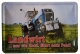 Blechschild - Landwirt - Nur ein Held, fährt aufs Feld - BS063 (145)