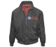 Harrington Jacke - bestickt - Division Deutschland - castlerock-grau