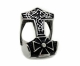 Ring - Edelstahlring - Thorhammer mit Eisernes Kreuz