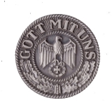 Pin - Gott mit uns - rund