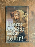 Magnet - Glas - Unsere Großväter waren Helden