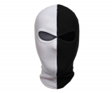 Sturmhaube - 50-50 - weiß/schwarz ()