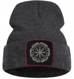 Mütze - Valhalla - dunkelgrau +++Einzelstück+++