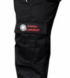 Kinder BDU Army Cargo Hose - schwarz - Division Deutschland - bestickt +++EINZELSTÜCK+++