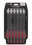 Carbonpfeile - 7,5'' mit Jagdspitze - 6er Pack