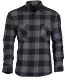 Hemd - Holzfällerhemd - Sommer/Leicht - schwarz/grau - 10939008 -