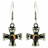 Ohrringe - Eisernes Kreuz - modern