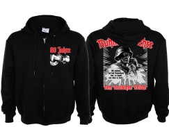 Kapuzenjacke - 80 Jahre Lüge & Verrat - schwarz