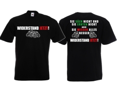 Frauen T-Shirt - Widerstand jetzt! - Sie säen nicht - sie ernten nicht!