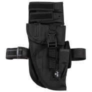 Pistolenbeinholster - schwarz - "Tactical" rechts - 30716A -