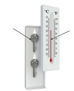 Schlüsselversteck - Thermometer - 370211 -