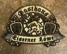 Magnet - Holz - Eiserner Löwe