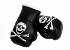 Mini Boxhandschuhe - Totenkopf