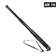 Mini Teleskop Abwehrstock - 13 Zoll - Mit Clip + Handschlaufe - schwarz KH 160157
