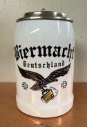 Bierkrug mit Zinndeckel - Biermacht - Deutschland