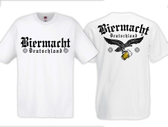 Frauen T-Shirt - Biermacht - Deutschland - weiß