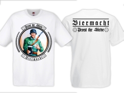 Frauen T-Shirt - Biermacht - Prost ihr Säcke - weiß