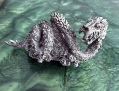 Zinn Figur - Drache/Seeschlange - 1 - DeAgostini +++EINZELSTÜCK+++