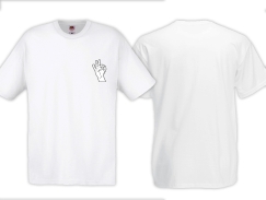 Frauen T-Shirt - White Power - Logo - Modern - weiß