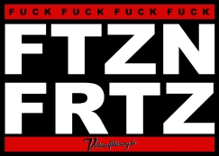 FCK FTZN FRTZ - Aufkleber Paket 100 Stück