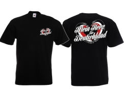 Frauen T-Shirt - Ein Herz für Deutschland