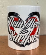 Tasse - Mein Herz für Sachsen