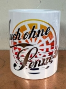 Tasse - Auch ohne Sonne braun - Retro
