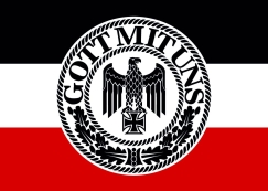 Gott mit uns - Aufkleber Paket 50 Stück