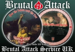 Brutal Attack - For the Fallen and the Free - Picture LP +++EINZELSTÜCK++