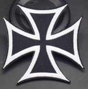 Aufnäher - Eisernes Kreuz - AEP - schwarz+++Einzelstück+++