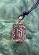 Runen Amulett - Uruz - Bronze