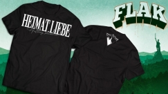 T-Hemd - Flak - Heimat.Liebe - Schwarz
