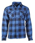 Hemd - Holzfäller - schwarz/blau