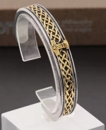 Armspange - Thors Hammer - Stolzer Germane - silber/gold Optik