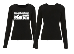 Frauen - Sweatshirt - Problemlöser - schwarz