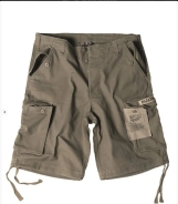 Short - Fallschirmjäger - PREWASH STONE OLIV +++EINZELSTÜCK+++ - 114043001 -