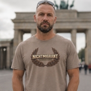 Erik & Sons - T-Shirt - NM einheitsbraun