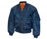 Jacke - Bomberjacke - Flieger Jacke - "MA1" - navy