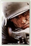 Blechschild - Deutscher Soldat in Stalingrad - D43(468)