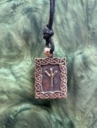 Runen Amulett - Elhaz - Bronze